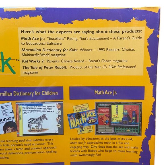 SEALED 1995 Kids Mac Pack 6 CD-ROM MAC Computer Games Palladium Interactive 90s - Picture 6 of 16